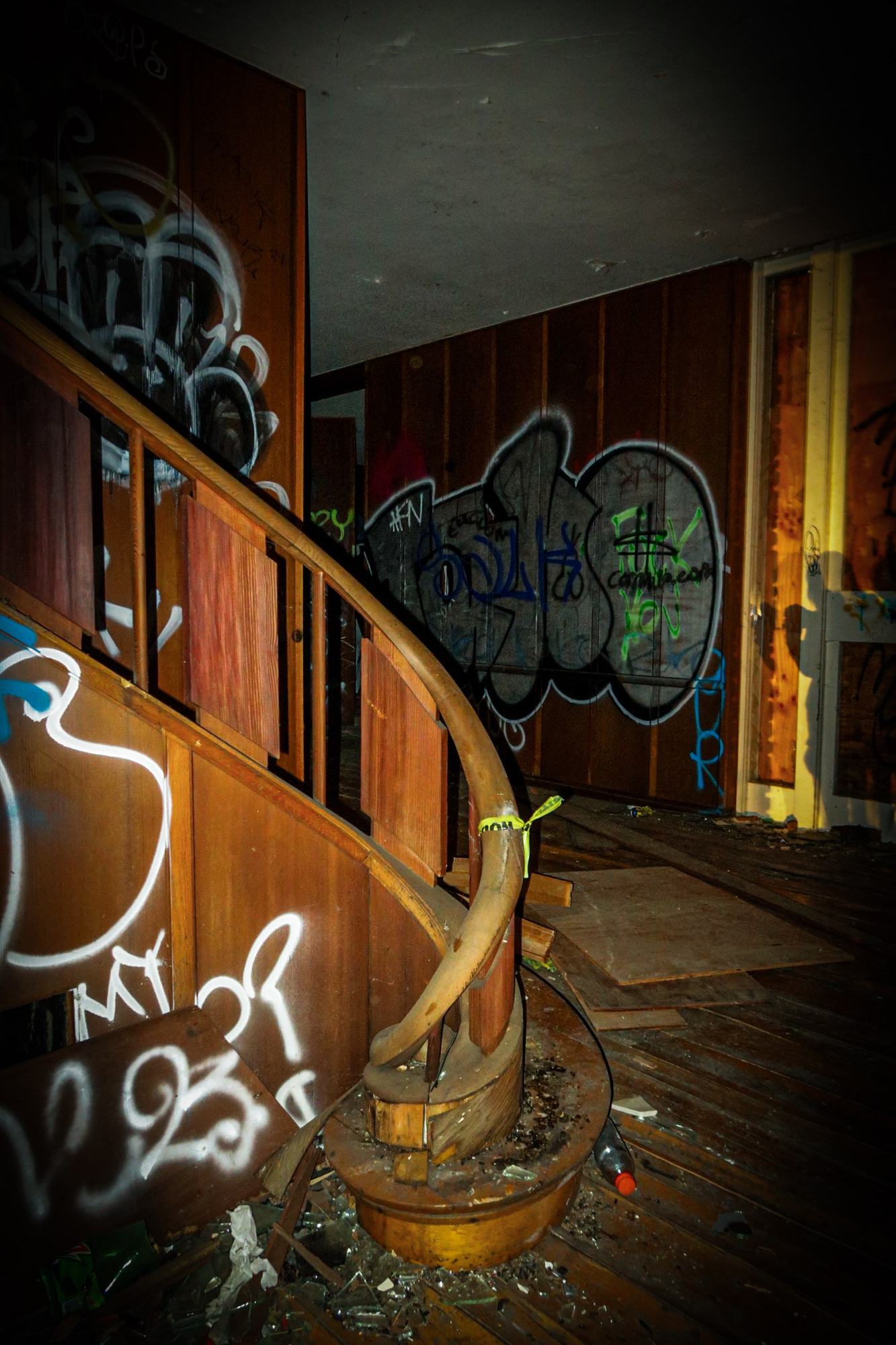 Abandoned house exterior
