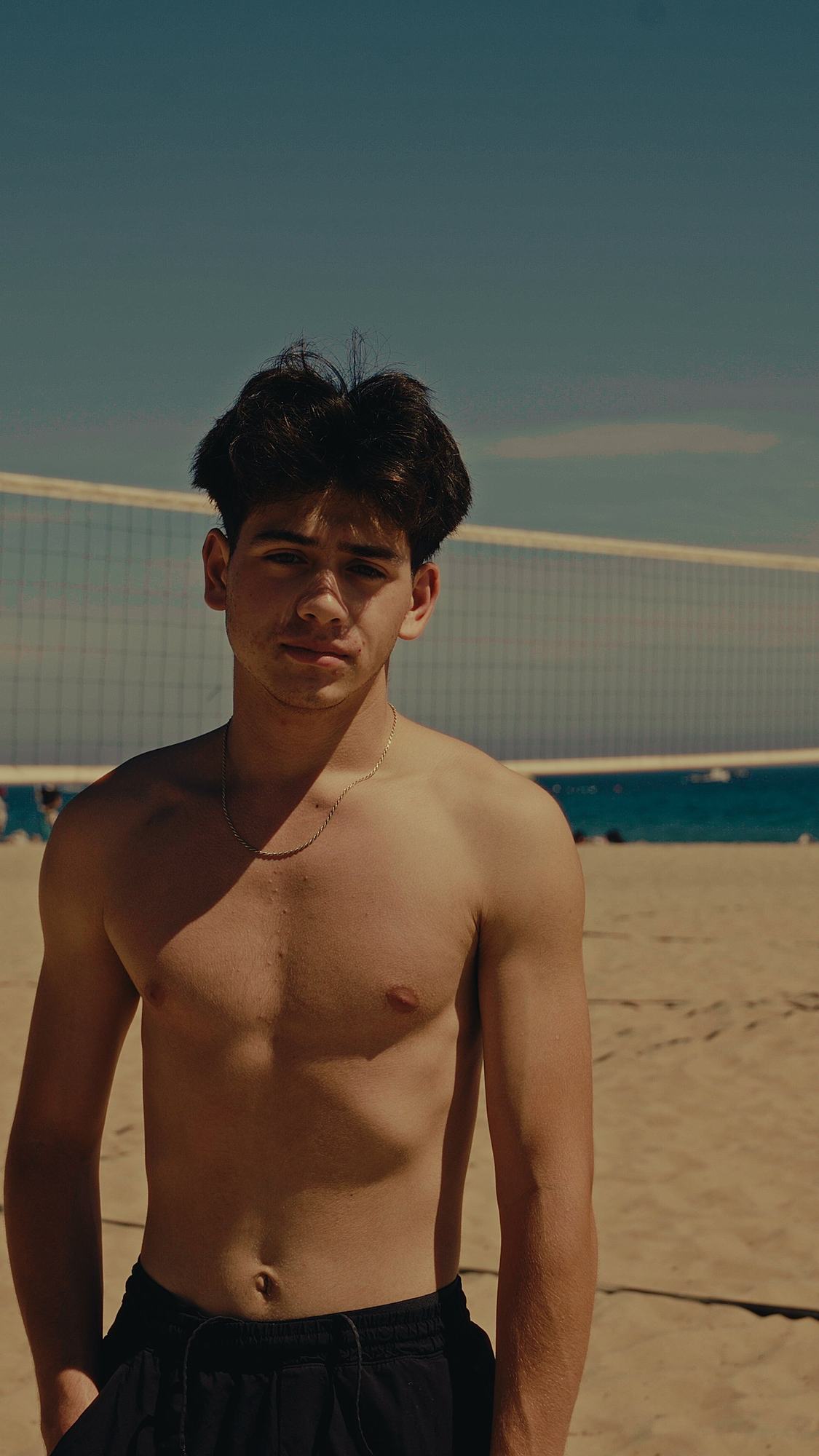 Beach portrait
