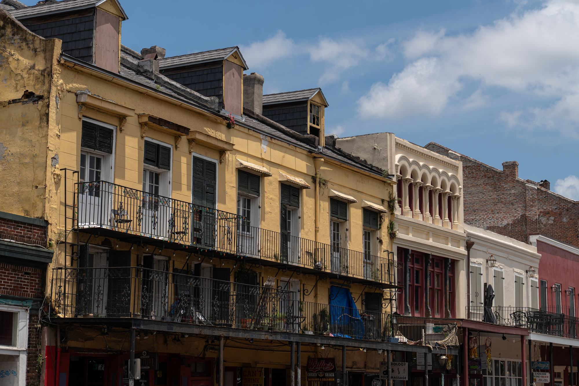 New Orleans balconies