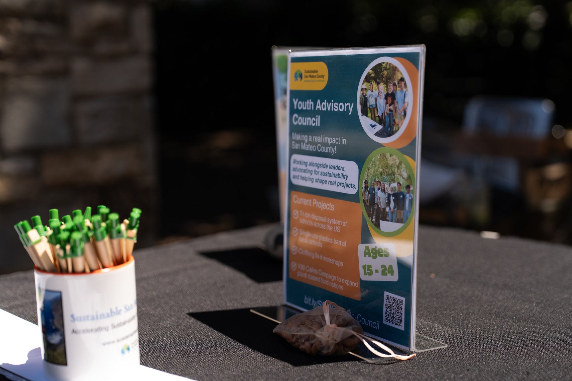 Sustainable San Mateo County signage